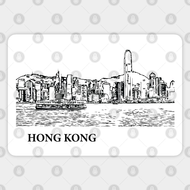 Hong Kong Magnet by Lakeric